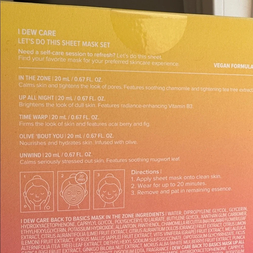 I DEW CARE Black Cat Headband and 5 day Sheet Mask Set. New never opened. - Picture 11 of 13